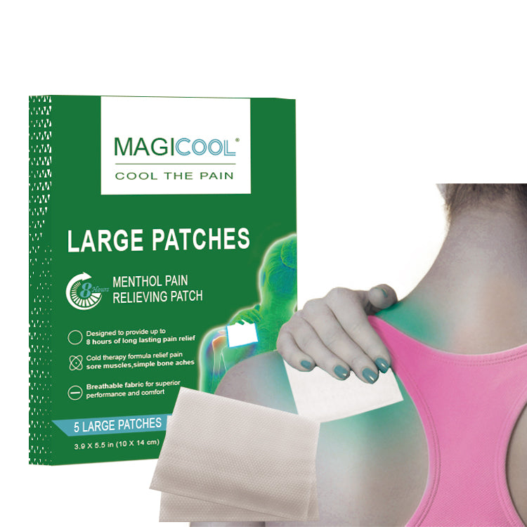 Menthol Pain Relieving Gel patch neck and shoulders